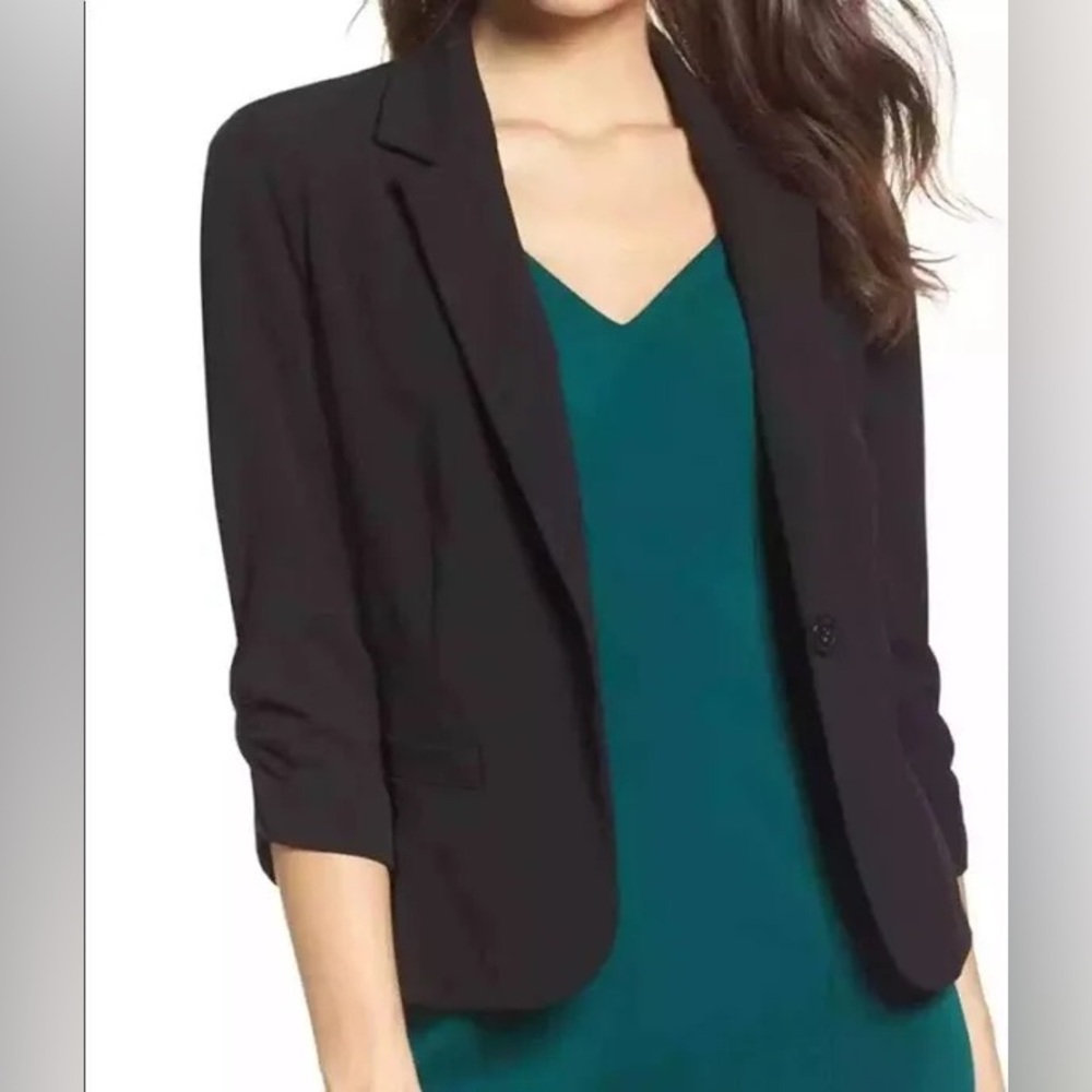 Eliza J Black Women's Blazer